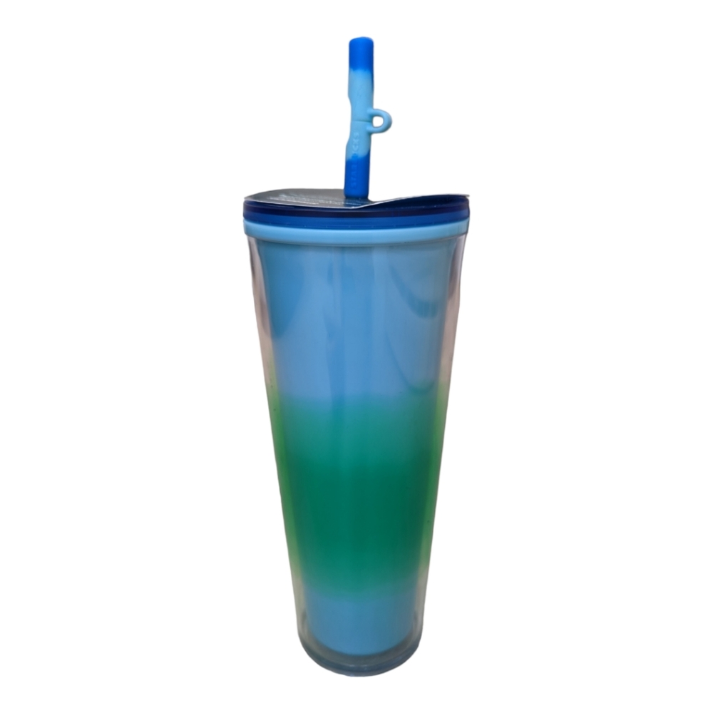 Starbucks Blossom Color Change Venti Tumbler W/Swirl Straw Topper - Picture 3 of 7